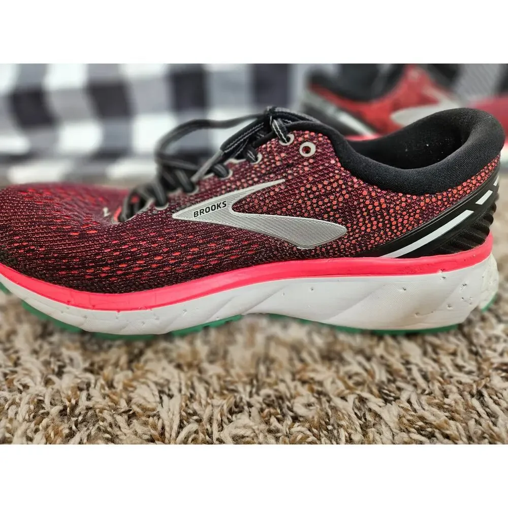 Brooks Ghost 11 Women's Running Shoes Size 10.5 B Medium Black Pink DNA Loft